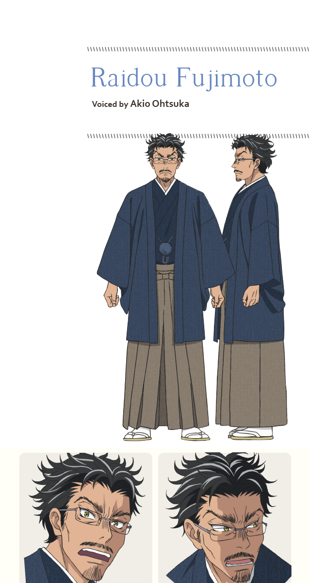 Raidou Fujimoto, Voiced by Voiced by Akio Ohtsuka